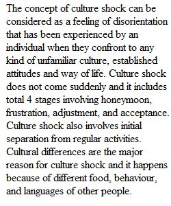 Culture Shock